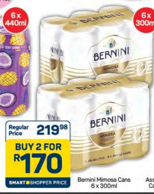Bernini Mimosa Cans