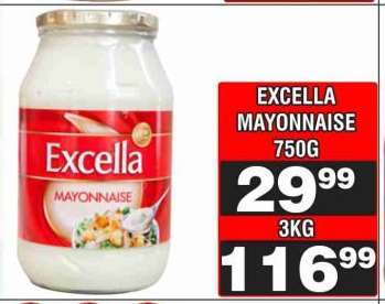 EXCELLA MAYONNAISE 750g