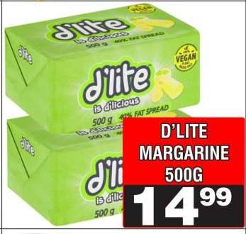 D'LITE MARGARINE 500G