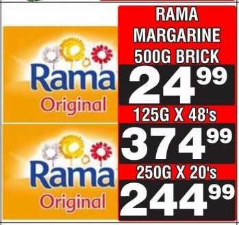 RAMA MARGARINE 500G BRICK