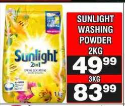 SUNLIGHT WASHING POWDER 2KG