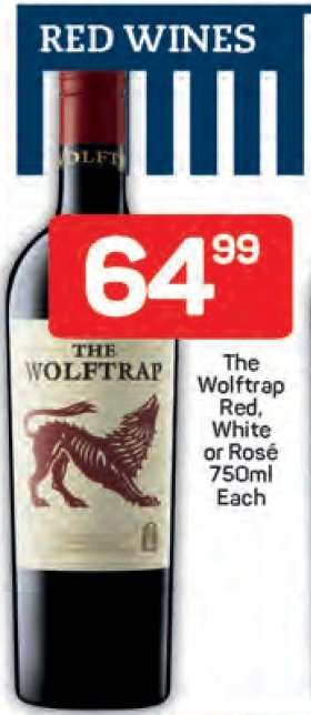 The Wolftrap Red, White or Rosé 750ml Each