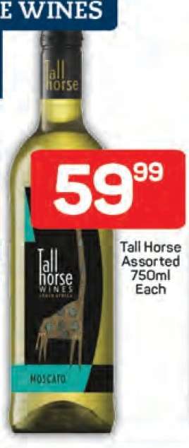 Tall Horse Assorted 750ml Each
