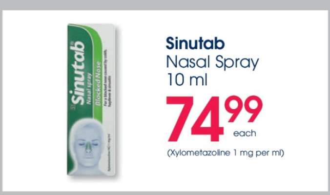 Sinutab Nasal Spray 10 ml