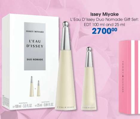 Issey Miyake L’Eau D’Issey Duo Nomade Gift Set: EDT 100 ml and 25 ml