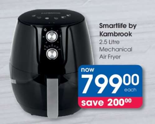 Smartlife by Kambrook 2.5 Litre Mechanical Air Fryer