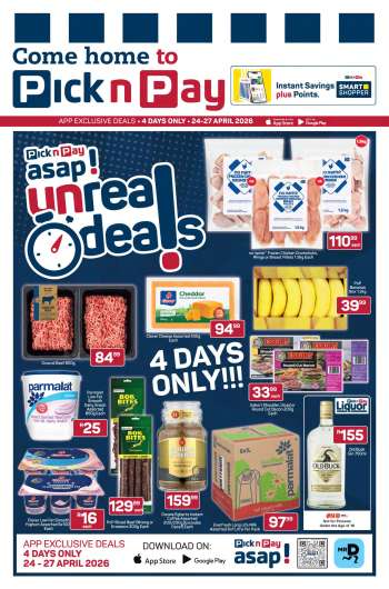 Pick n Pay catalogue  - 24/04/2026 - 27/04/2026.