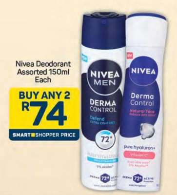 Nivea Deodorant Assorted 150ml Each