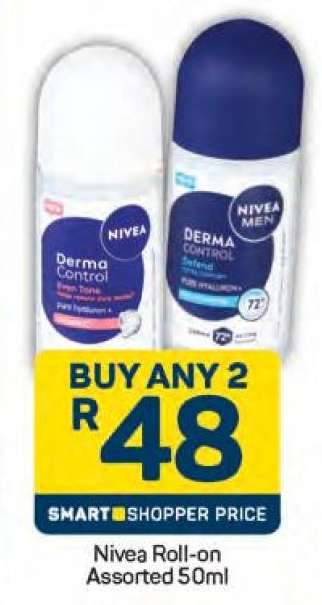 Nivea Roll-on Assorted 50ml
