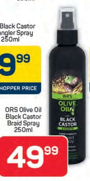 ORS Olive Oil Black Castor Braid Spray 250ml