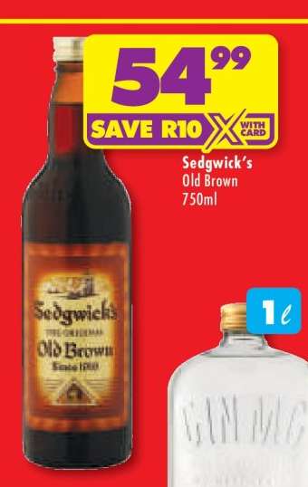 Sedgwick's Old Brown 750ml