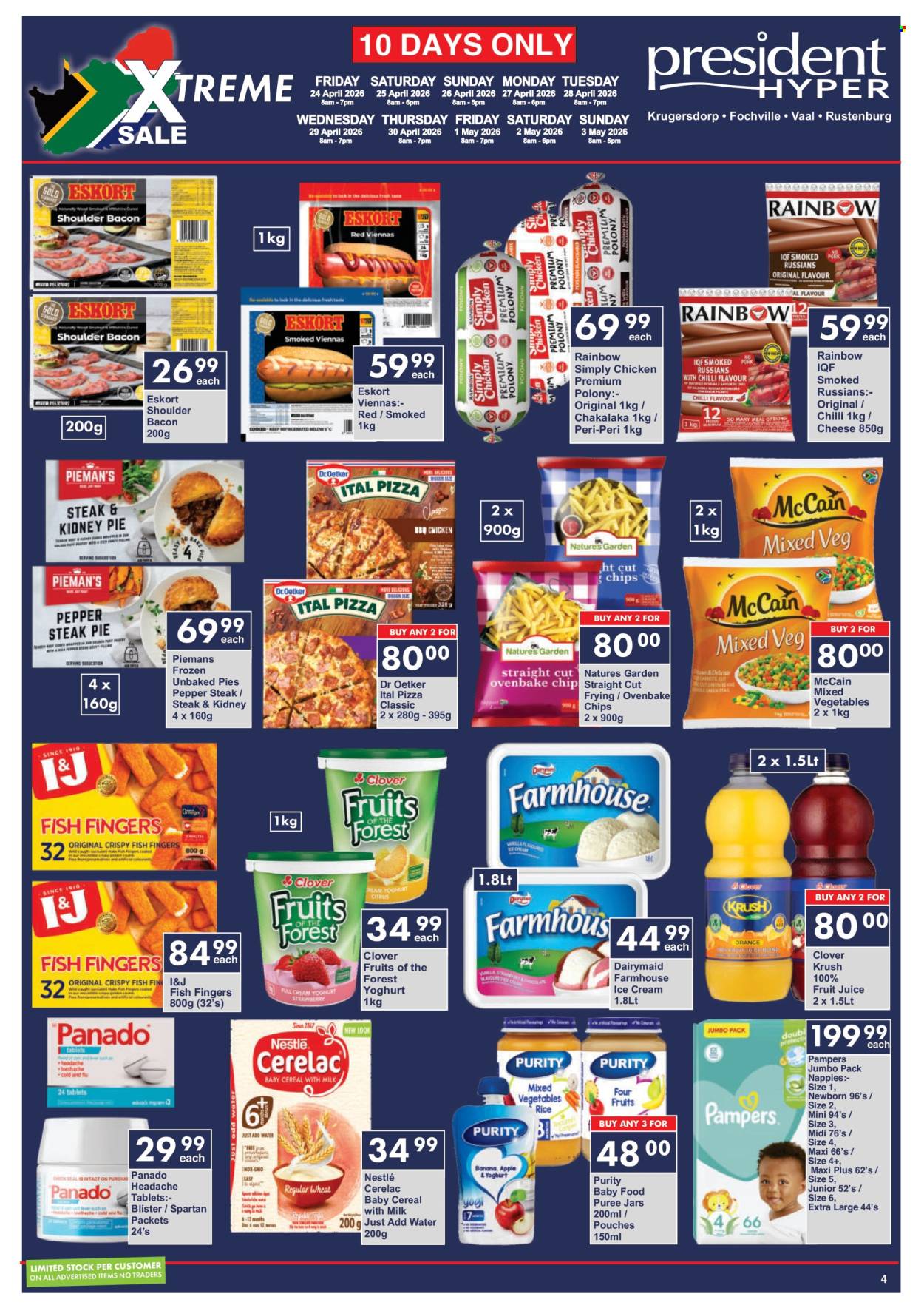 President Hyper specials - 23/04/2026 - 03/05/2026. Page 4