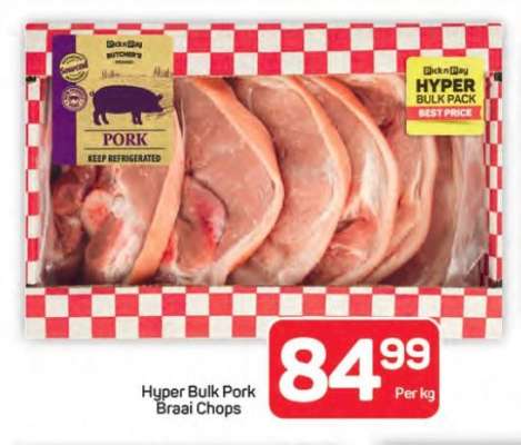 Hyper Bulk Pork Braai Chops