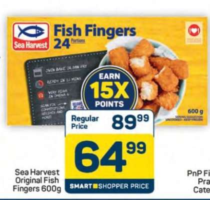 Sea Harvest Original Fish Fingers 600g