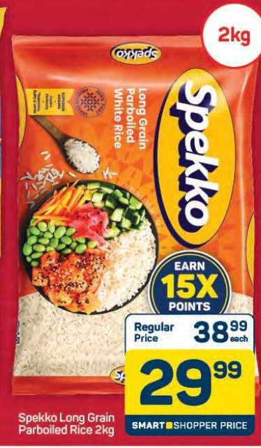Spekko Long Grain Parboiled Rice-2Kg