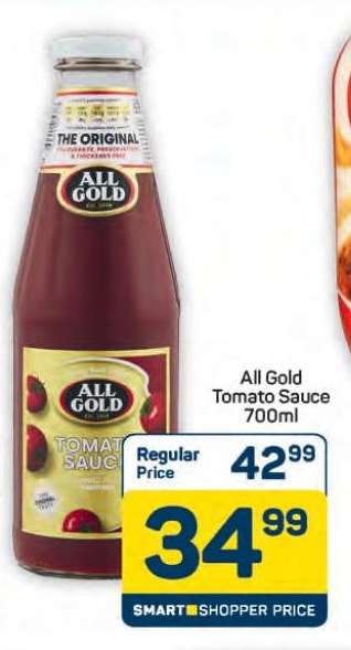 All Gold Tomato Sauce-700ml