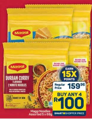 Maggi Noodles Assorted 5 x 68g