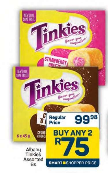 Albany Tinkies
Assorted 6s