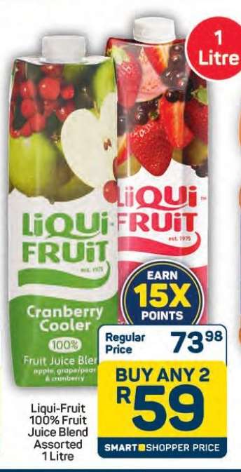 Liqui-Fruit 100% Fruit Juice Blend Assorted 1 Litre