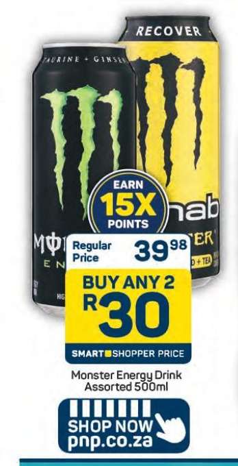 Monster Energy Drink Assorted 500ml