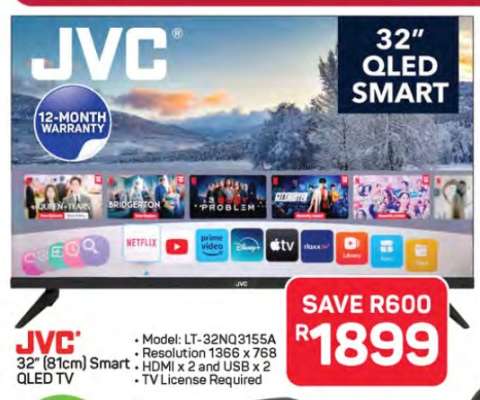 JVC 32" (81cm) Smart QLED TV