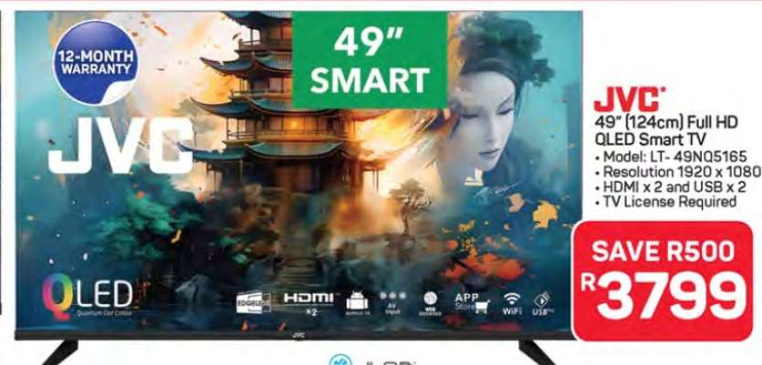 JVC 49" (124cm) Full HD QLED Smart TV