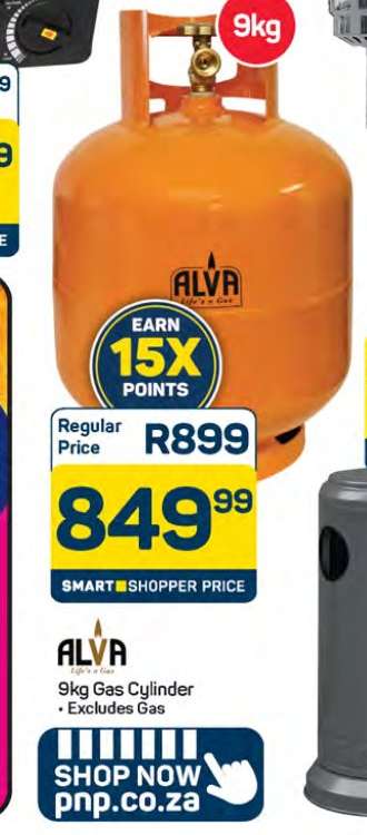 Alva 9kg Gas Cylinder