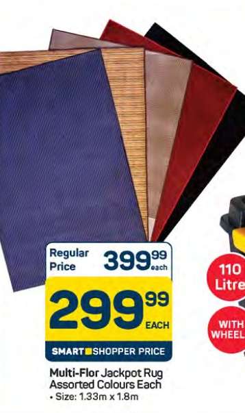Multi-Flor Jackpot Rug Assorted Colours Each