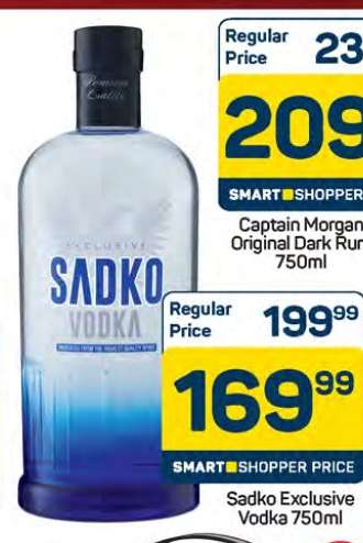 SADKO EXCLUSIVE VODKA 750ML