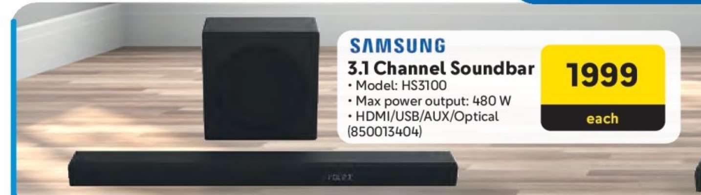 Samsung 3.1 Channel Soundbar