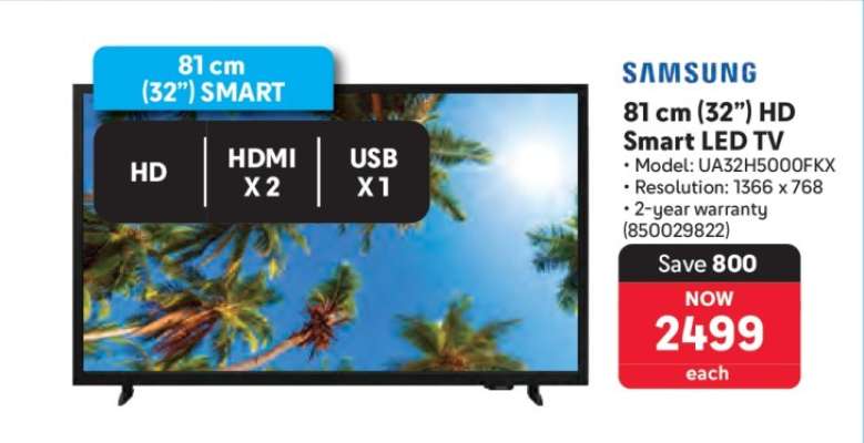 Samsung 81 cm (32") HD Smart LED TV