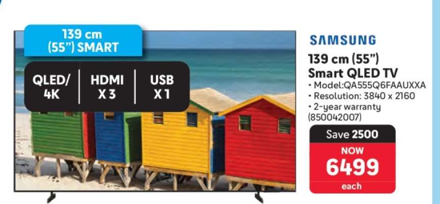 Samsung 139 cm (55") Smart QLED TV