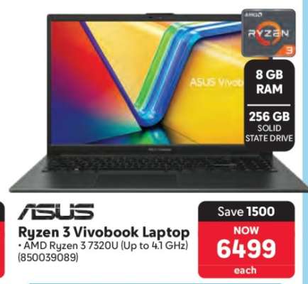 ASUS Ryzen 3 Vivobook Laptop