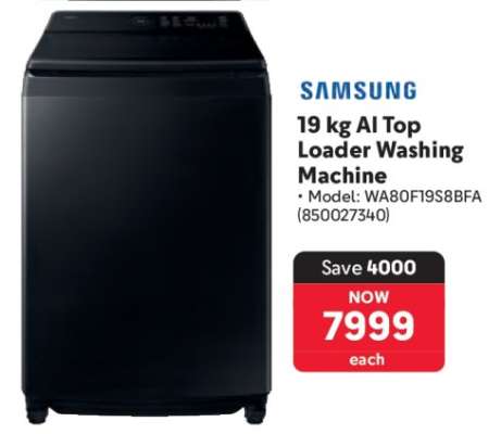 Samsung 19 kg AI Top Loader Washing Machine