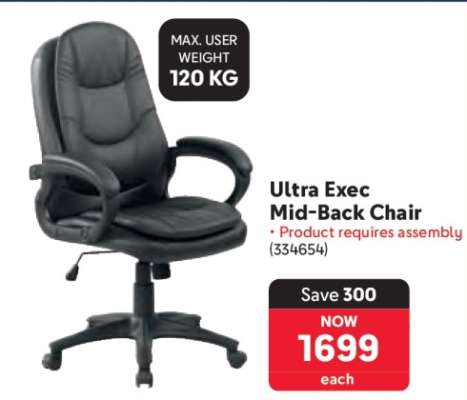 Ultra Exec Mid-Back Chair