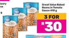 Great Value Baked Beans in Tomato Sauce 410 g