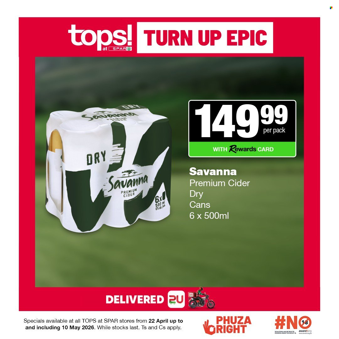 TOPS at SPAR specials - 22/04/2026 - 10/05/2026. Page 8