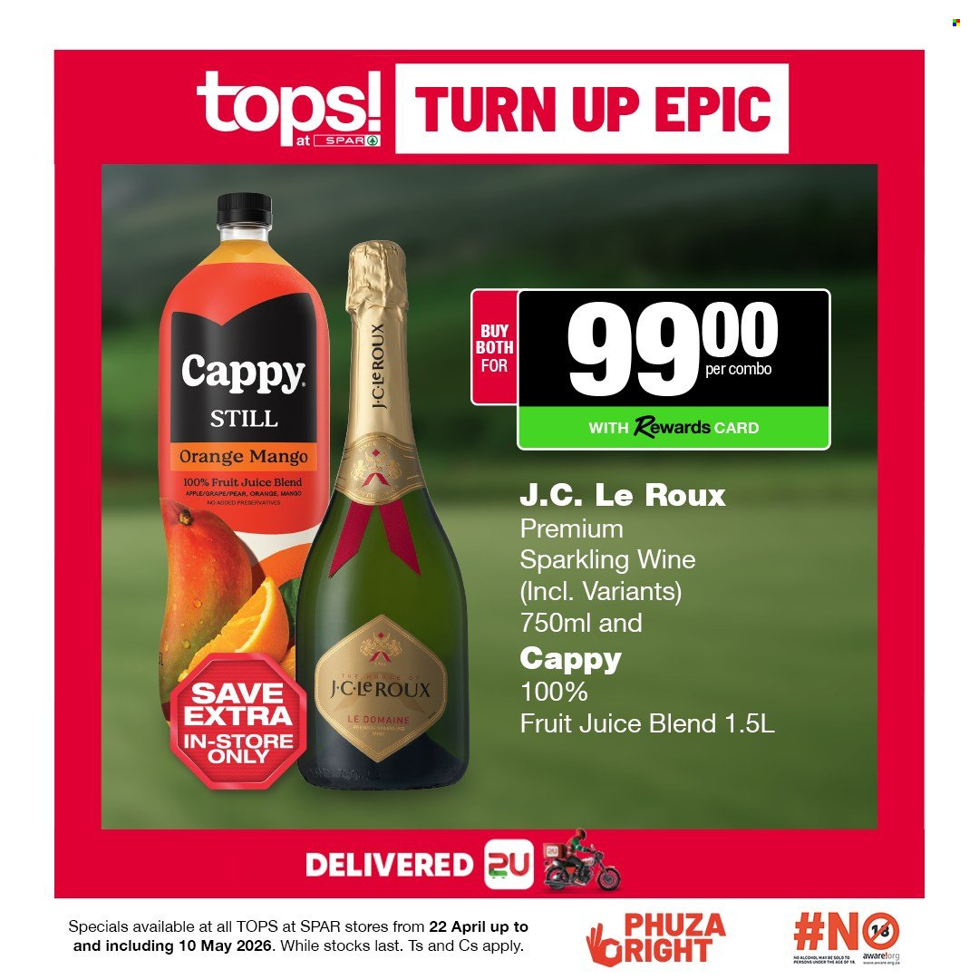TOPS at SPAR specials - 22/04/2026 - 10/05/2026. Page 16