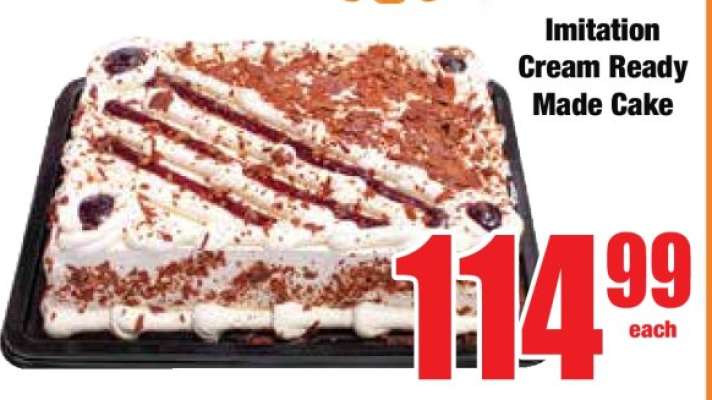 Imitation Cream Ready Made Cake
