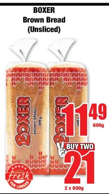 BOXER Brown Bread (Unsliced)