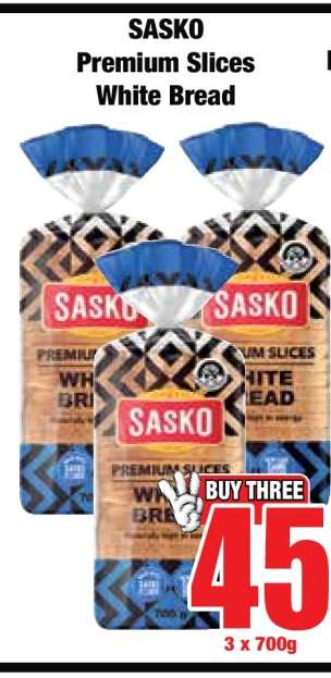 Sasko Premium Slices White Bread