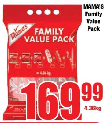 MAMA'S Family Value Pack