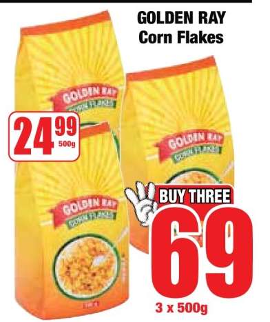 GOLDEN RAY Corn Flakes