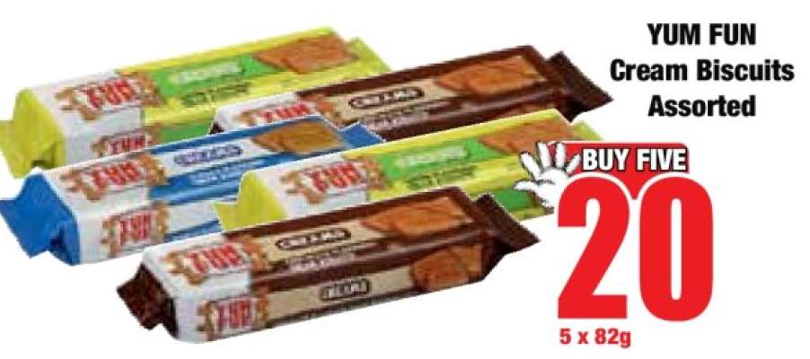 YUM FUN Cream Biscuits Assorted