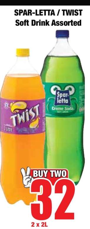 SPAR-LETTA / TWIST Soft Drink Assorted