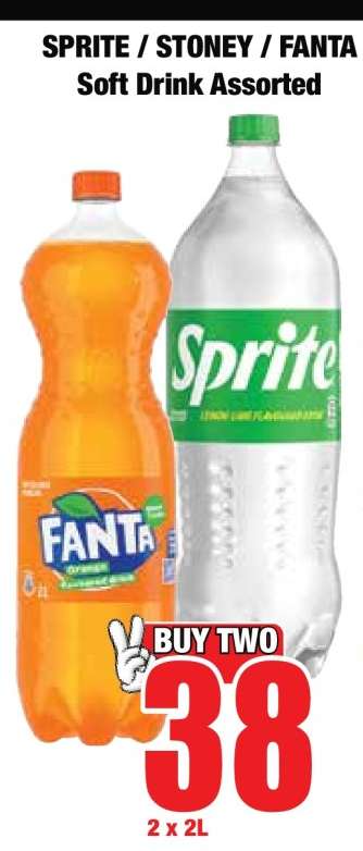 SPRITE / STONEY / FANTA Soft Drink Assorted