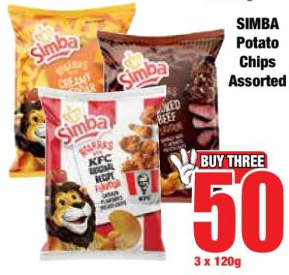 SIMBA Potato Chips Assorted