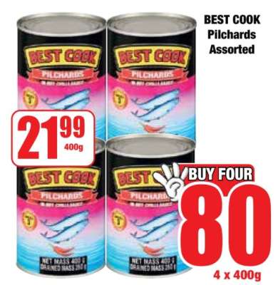 BEST COOK Pilchards Assorted