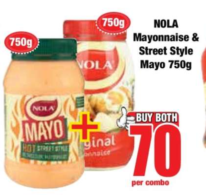 NOLA Mayonnaise & Street Style Mayo 750g