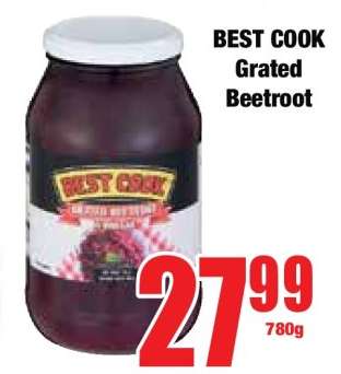 BEST COOK Grated Beetroot